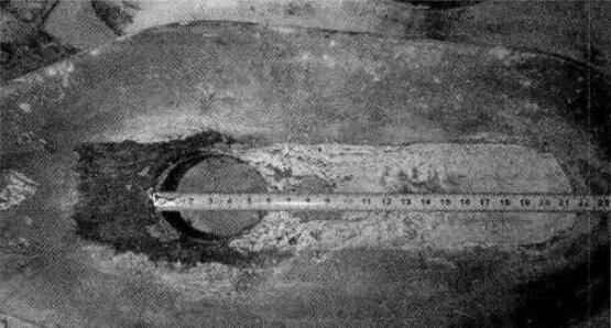 Calcium erosion on upper slide gate4