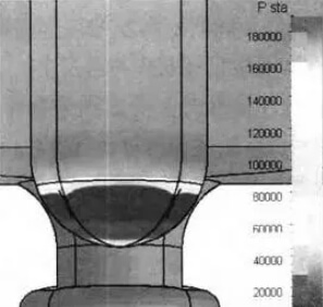 Digital model status diagram of the overall plug rod closed and baked1